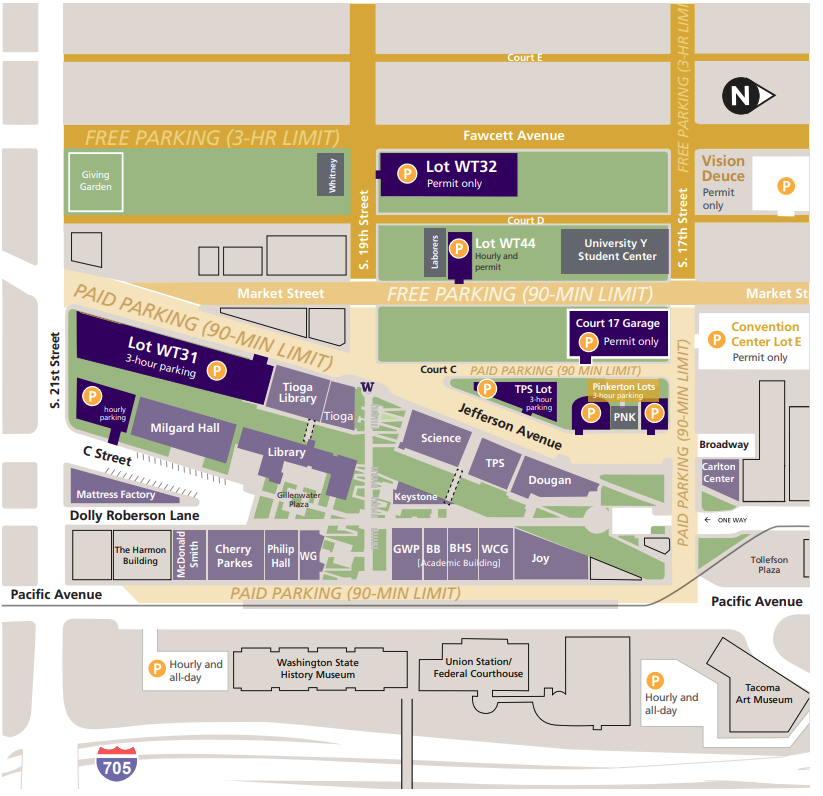 UW Parking Map